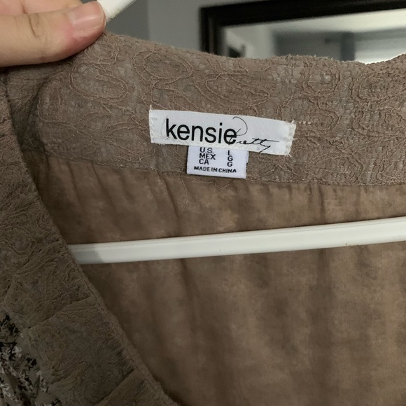 Kensie boho ruffled A-line dress - Picture 5 of 7